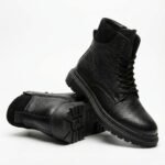 %100 Hakiki Deri Arka Süetli Postal - Görsel 6