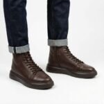 Flotur Deri Fermuarlı Erkek Spor Bot - Görsel 4