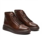 Hakiki Antik Deri Bilek Spor Bot