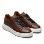 Hakiki Flotur Deri Kahve Sneaker