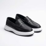 Hakiki Nappa Deri Siyah Lover Ayakkabı