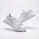 Hakiki Flotur Deri Beyaz Sneaker - Görsel 3