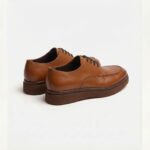 %100 Hakiki Antik Deri Ayna Saraçlı Klasik Erkek Ayakkabı - Görsel 3