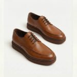 %100 Hakiki Antik Deri Ayna Saraçlı Klasik Erkek Ayakkabı - Görsel 2