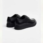 %100 Hakiki Antik Deri Ayna Saraçlı Klasik Erkek Ayakkabı - Görsel 4